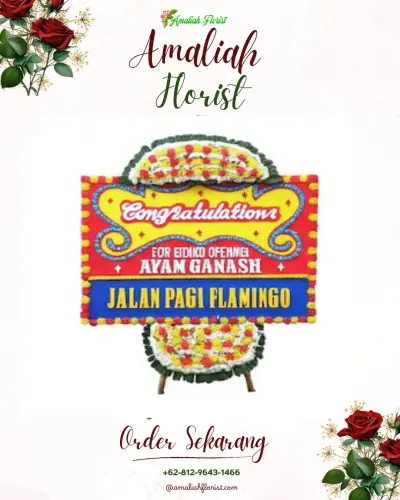 Bunga Papan Congratulation di Gondanglegi Wetan